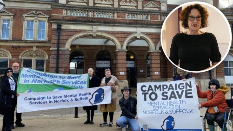Norfolk and Suffolk mental health campaigners slam minister